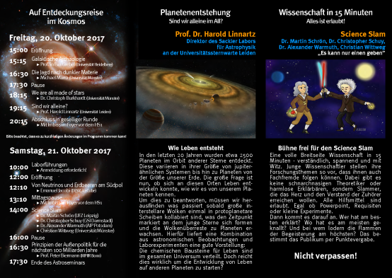 Astroseminar 2017 Flyer