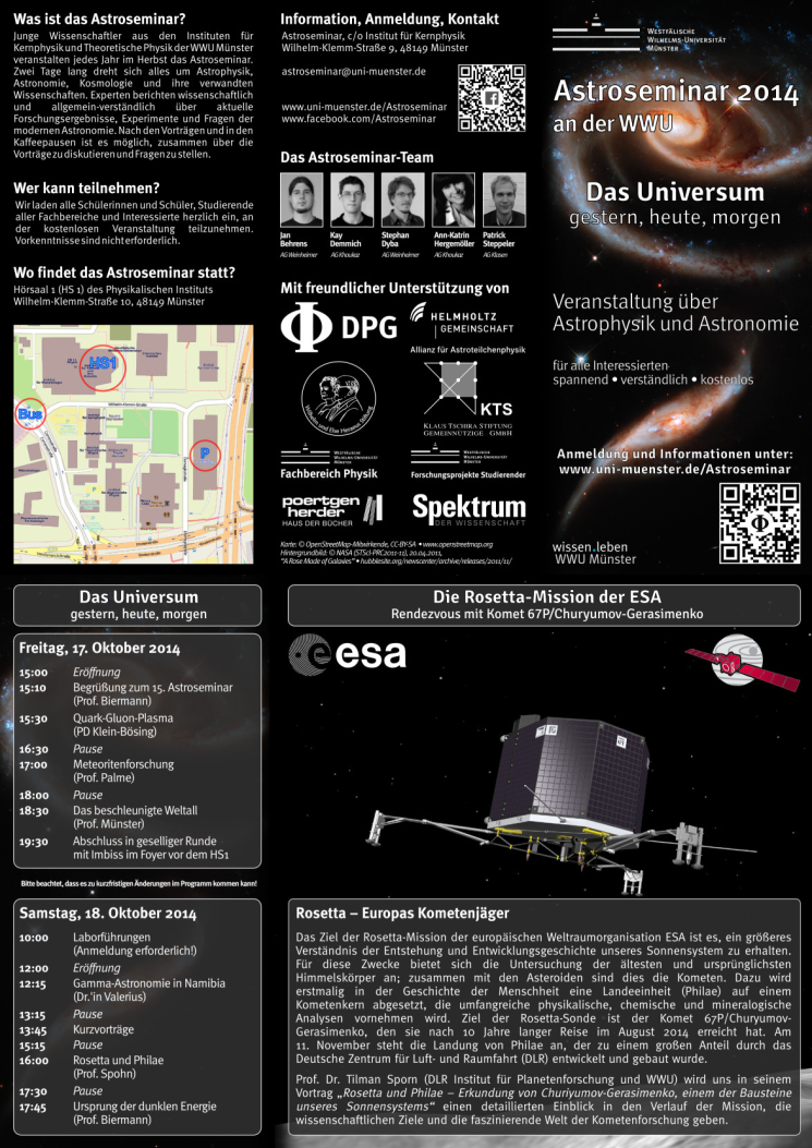 Astroseminar 2014 Flyer