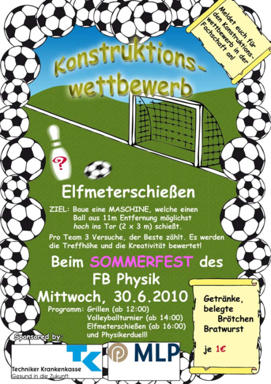 Sommerfest-Plakat 2010