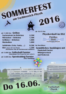 Summer Festival poster 2016