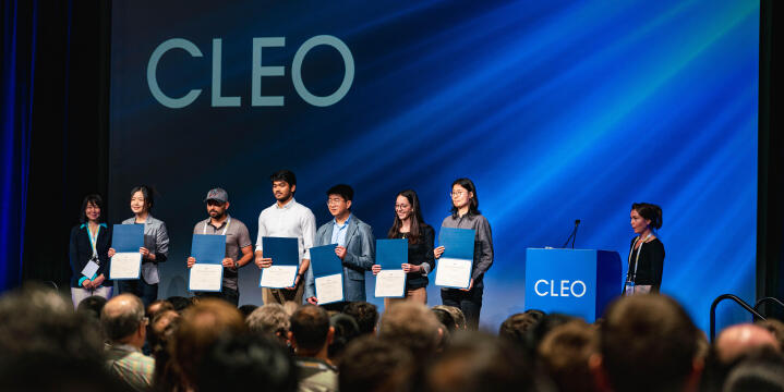 Poster Prize for Lin Jin at Cleo 2023