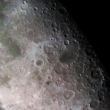 Ein Foto vom Erdmond