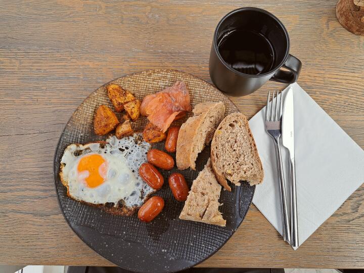 Das heutige Frühstück – der erste Gang!