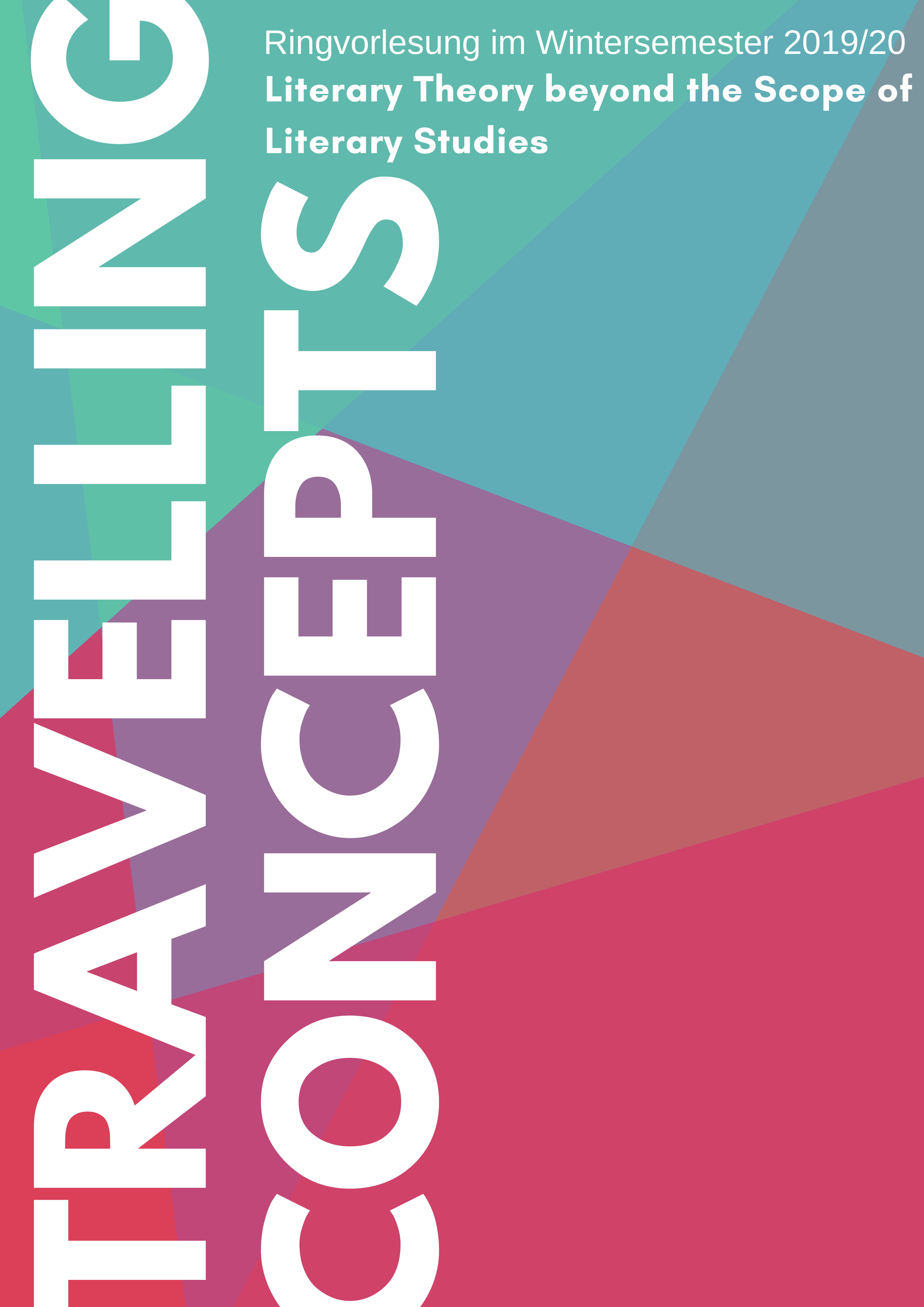 Poster of the lecture series "Travelling Concepts"