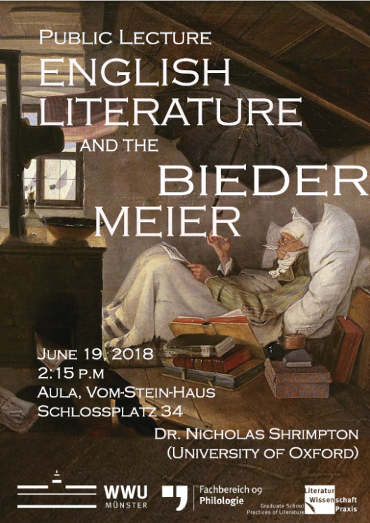 English Literature and the Biedermeier - Gastvortrag von Dr. Nicholas Shrimpton (University of Oxford)