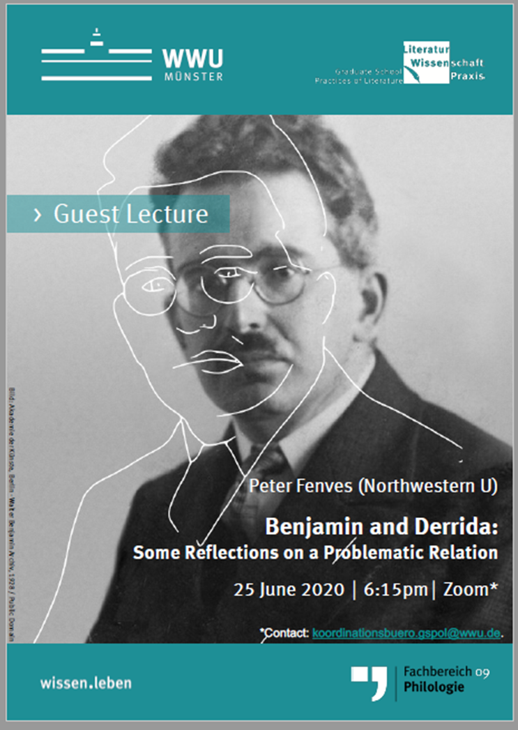 Poster for the talk of Prof. Fenves