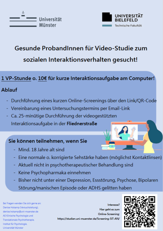 Fyler SIT Studie für gesunde ProbandInnen