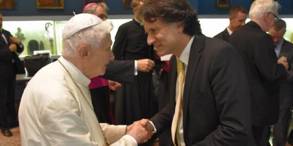 Benedikt XVI. und Mariano Barbato (Privat)