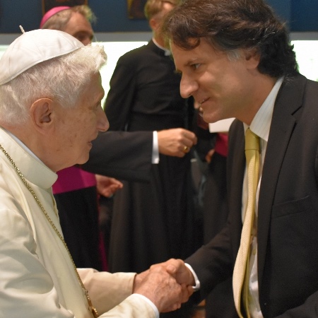 Benedikt XVI. und Mariano Barbato (Privat)