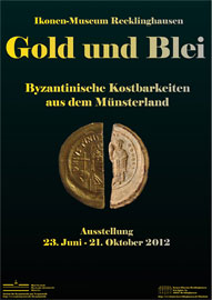 Plakat zur Ausstellung Gold und Blei