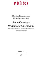 Buchcover Anne Conways Principia Philosophiae