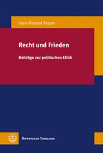 Buchcover „Recht und Frieden. Beiträge zur politischen Ethik“