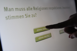 Die interaktive Umfrage des Exzellenzclusters