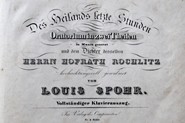 „Des Heilands letzte Stunden“, Titel