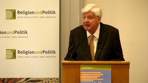 Universität Münster >  Video Vortrag Hans Maier am Exzellenzcluster