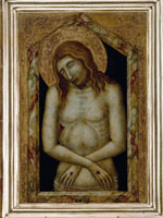Pietro Lorenzetti, Imago Pietatis, um 1340 (Lindenau-Museum, Altenburg)