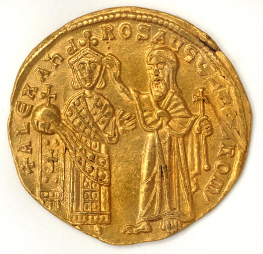 John the Baptist crowns Alexandros I. (912/913)