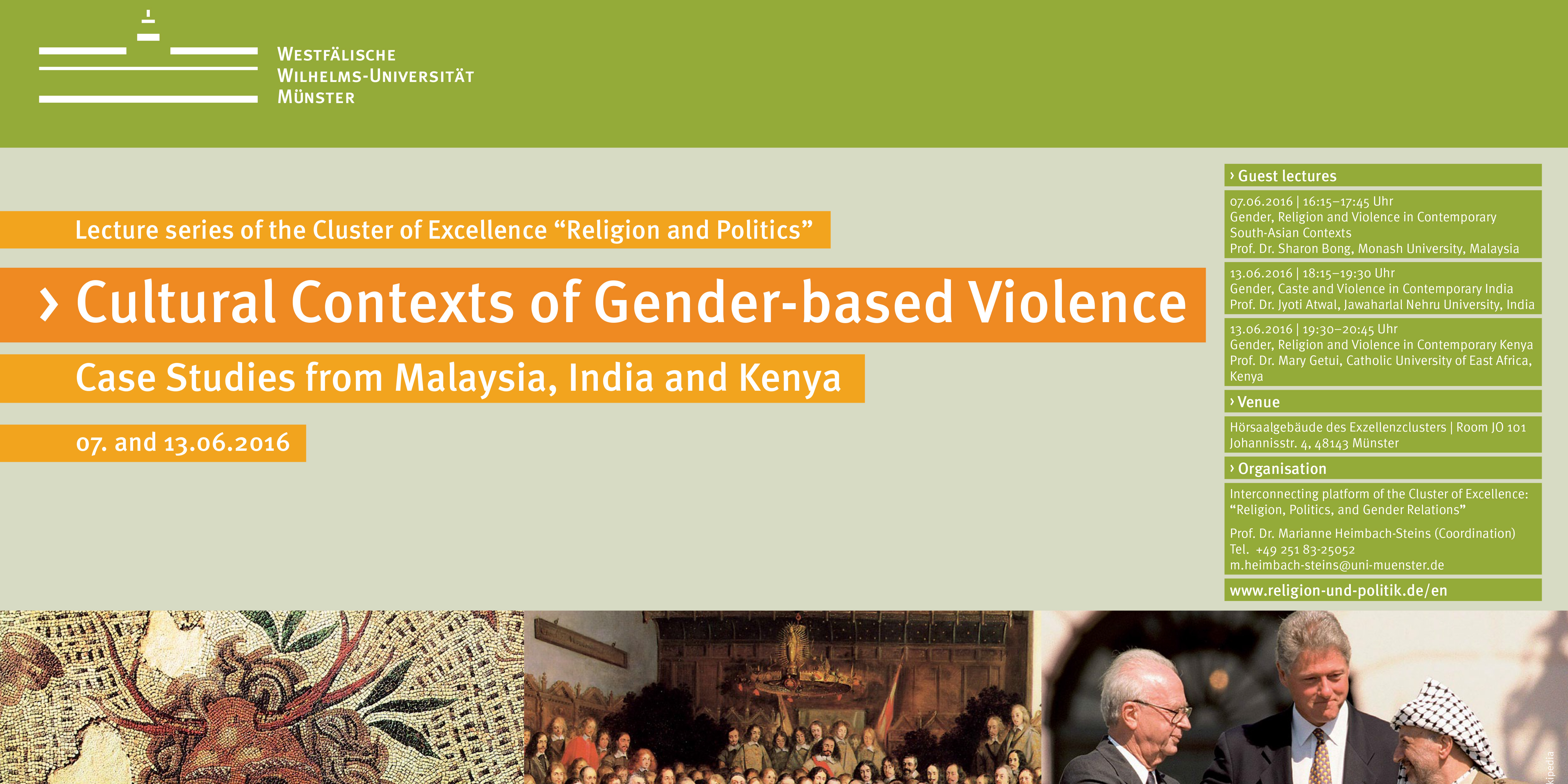 Vortragsreihe Cultural Contexts Of Gender Based Violence Plakat Web 2 1