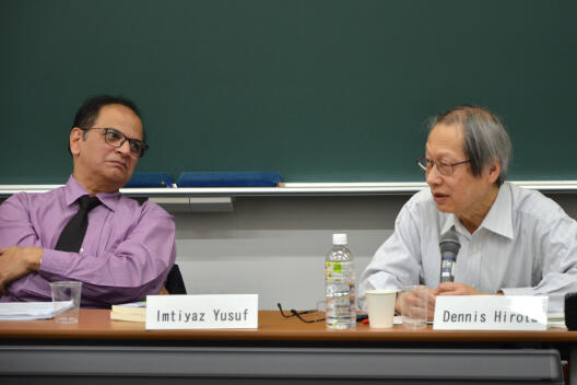Prof. Dr. Imtiyaz Yusuf und Prof. Dr. Dennis Hirota (v.l.)