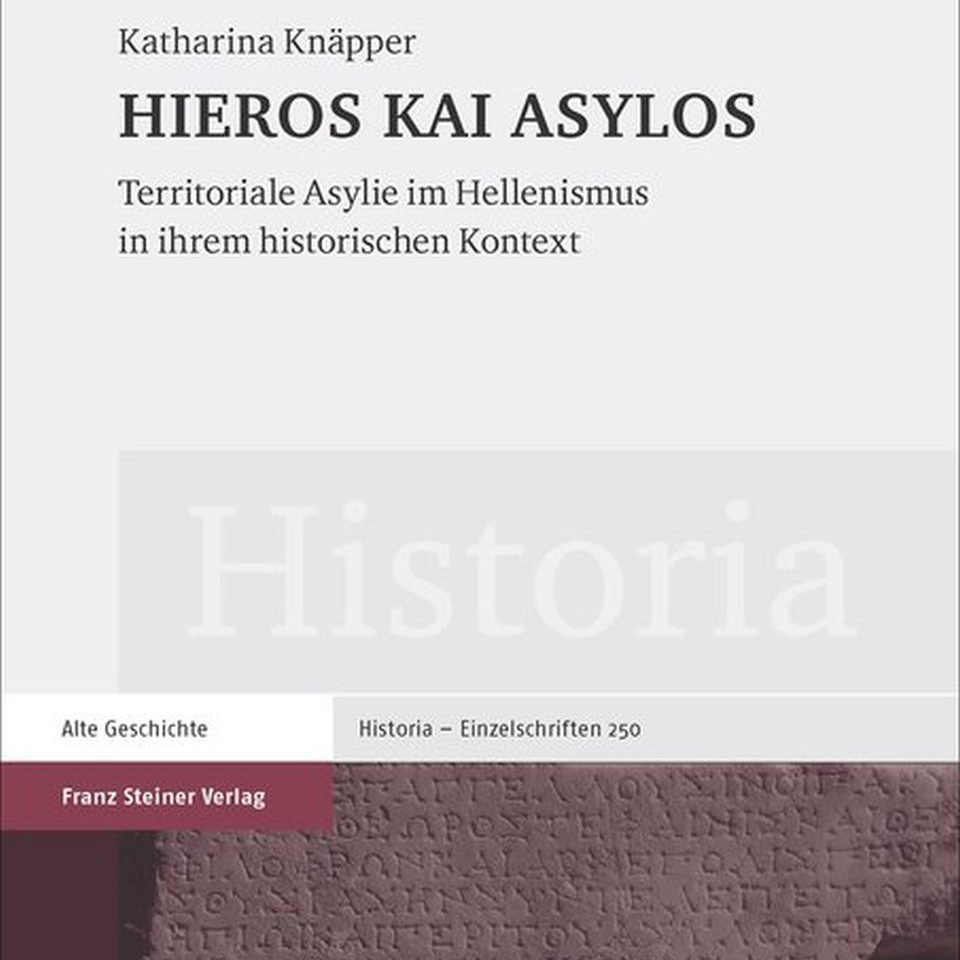 News Buch Territoriale Asylie Im Hellinismus Knaepper 1 1