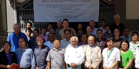 Participants of the conference on ethnic and religious diversity in Myanmar