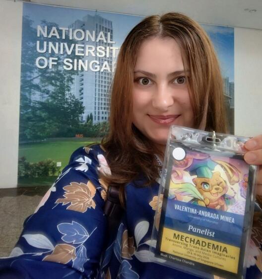 Die Geförderte Valentina-Andrada Minea in Singapur