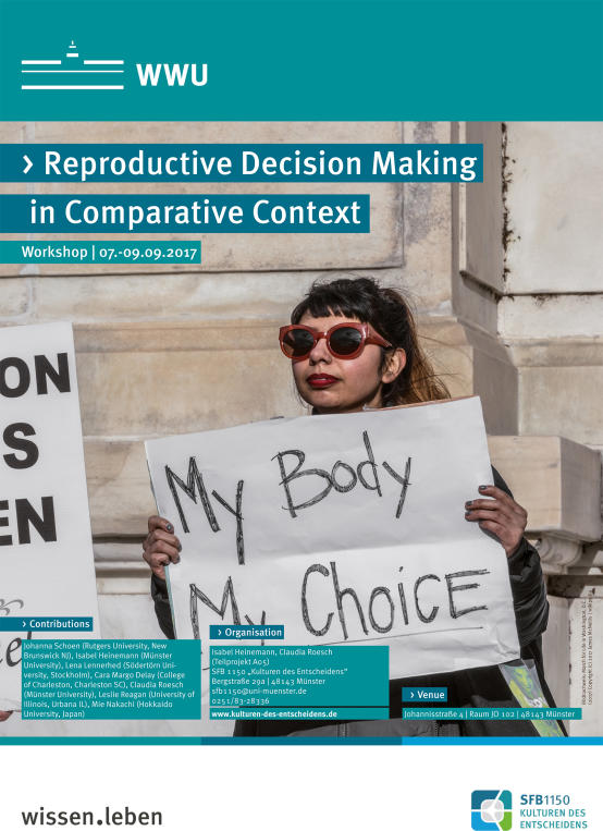 Plakat des Workshops "Reproductive Decision Making in Comparative Context"