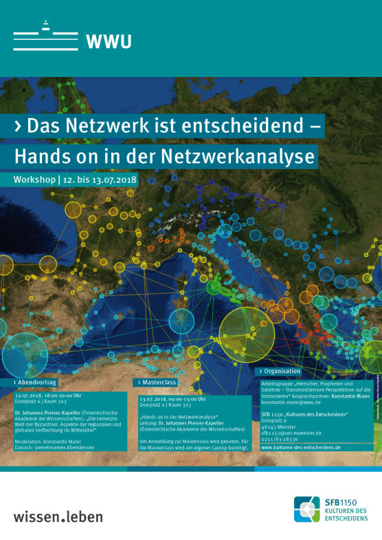 Plakat Workshop Netzwerkanalyse