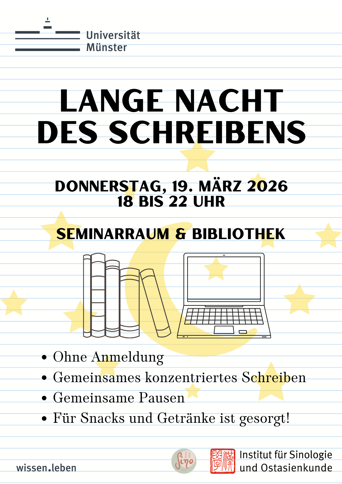 Lange Nacht des Schreibens, 19. März 2026