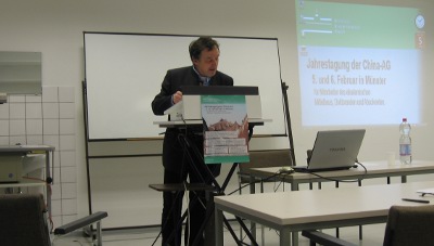 Keynote-Vortrag von Prof. Dr. Emmerich, Jahrestagung China-AG 2011