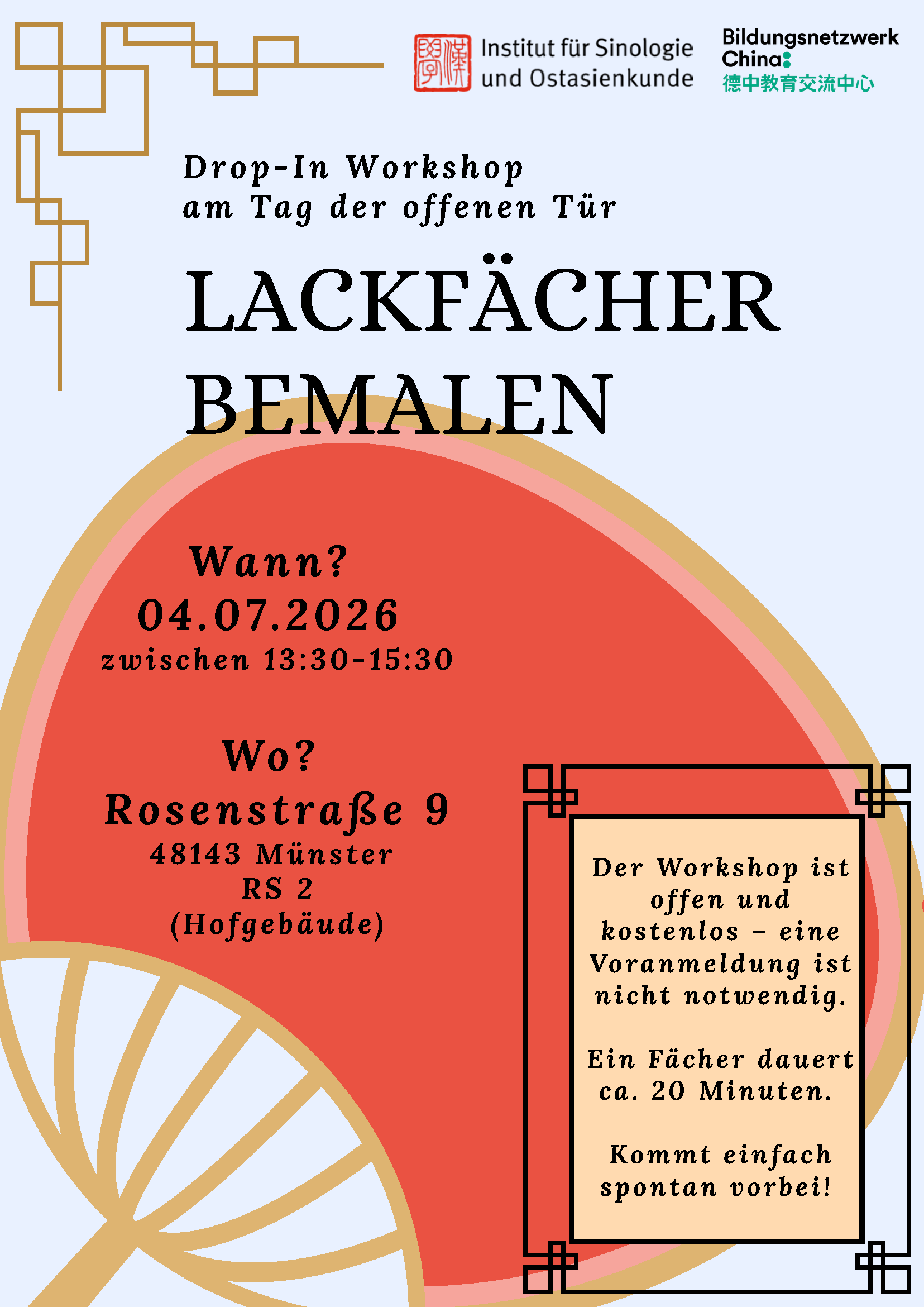 Lackfächer-Workshop, 04. Juli 2026