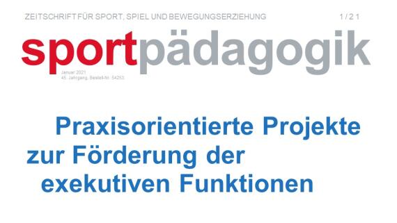 180221 Sportp _dagogik Themenheft Cover Beihefter