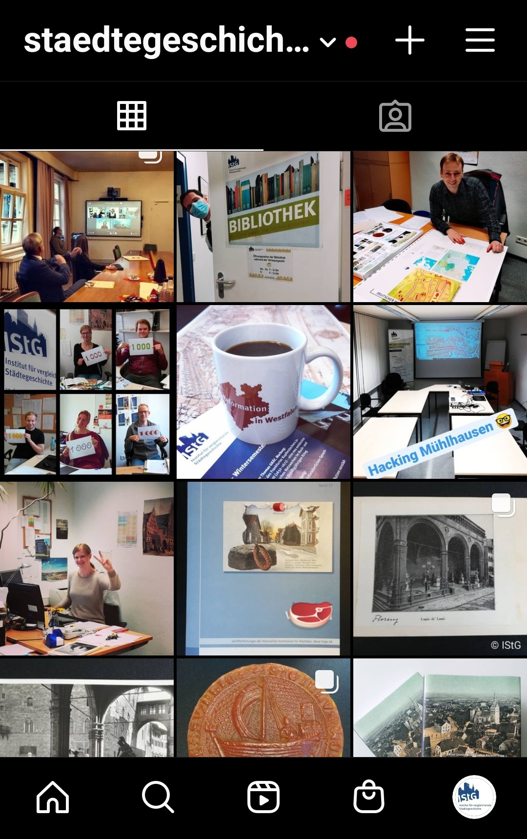 Collage einiger Instagram-Einträge