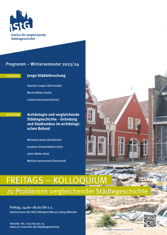 Programm Freitags-Kolloquium im Winter-Semester 2023/2024