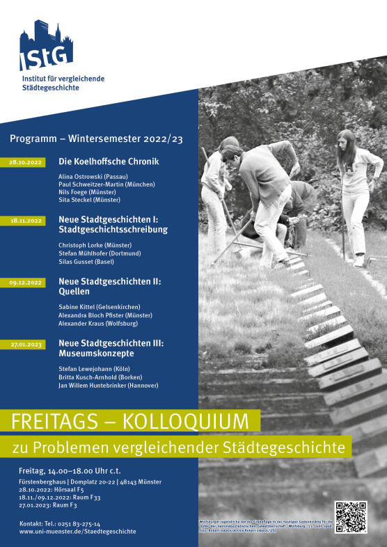 Programm Freitags-Kolloquium Wintersemester 2022/23