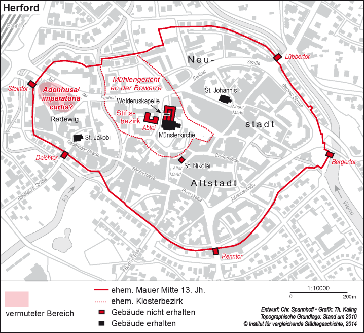 Karte Von Herford