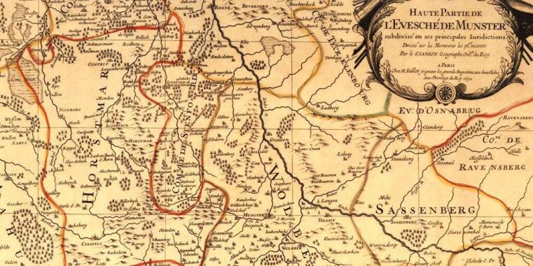 Haute Partie de l'Evesché de Munster / Südliche Gebiete des Bistums Münster