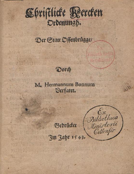 Deckblatt KO Osnabrück 1543
