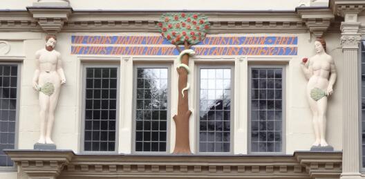 Detail der Giebelseite
