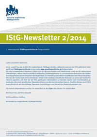 Istg-newsletter 2-2014