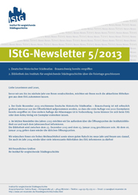 Istg-newsletter 5-2013