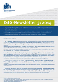 Istg-newsletter 3-2014