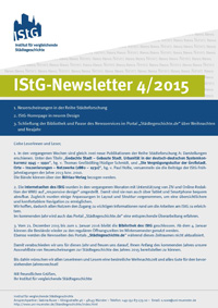 Istg-newsletter 4-2015
