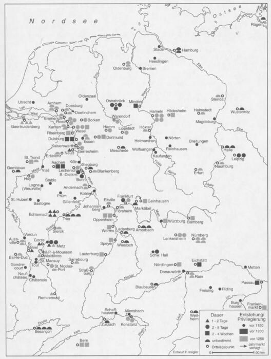 Jahrmaerkte Im Westlichen Reichsgebiet Vor 1250