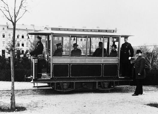 1881 Erste Strassenbahn Siemens