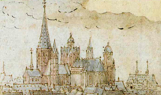 Wenzel Hollar Mainzer Dom 1632