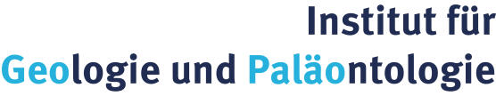 Logo und Schriftzug Institut für Geologie und Paläontologie mit Link