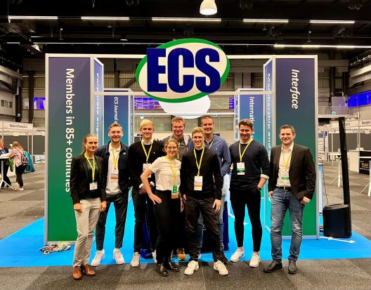 Gruppenfoto auf der ECS Konferenz