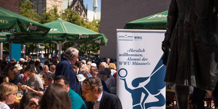 Der Fürstenbergplatz beim Alumni-Tag 2018.