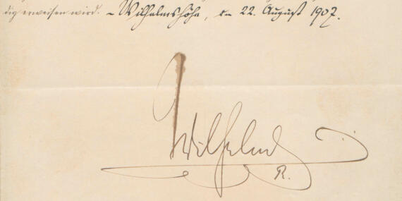 Signature of Wilhelm II